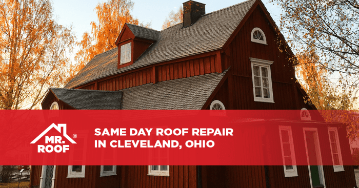 Same Day Roof Repair in Cleveland, Ohio - Mr. Roof